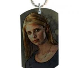 BUFFY VAMPIRE SLAYER Dog Tag Necklace