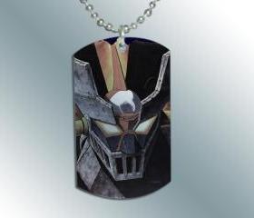 MAZINGER-Z Dog Tag Charm Necklace